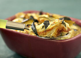 Gratin de courgettes au munster