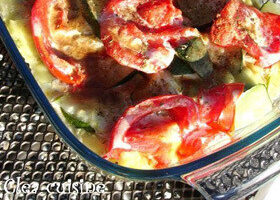 Gratin de ravioles aux légumes d&rsquo;été