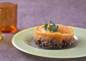 Hachis Parmentier buf carottes