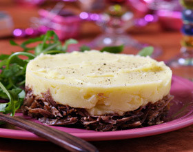 Hachis Parmentier au confit de canard