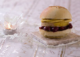 Burger de luxe au foie gras