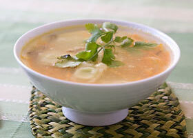 Bouillon aux ravioles