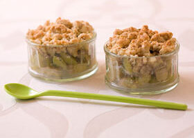 Crumble de kiwi et banane