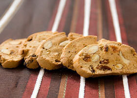 Fekqas aux fruits secs