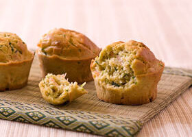 Muffins au saumon sans gluten et sans lactose