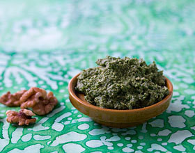 Pesto de roquette aux noix