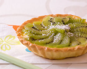 Tartelettes au kiwi et noix de coco