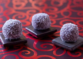 Truffes au chocolat et noix de coco