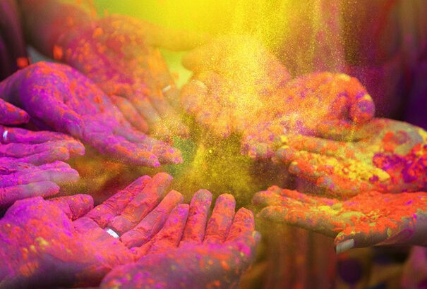 La poudre holi : pour des fêtes colorées