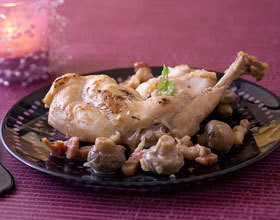 Lapin sauté chasseur