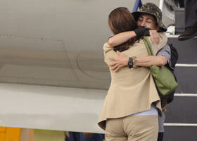 Ingrid, de retour parmi les siens