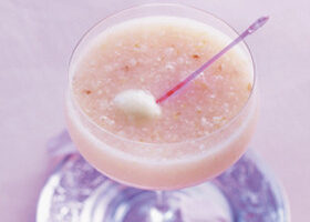 Cocktail litchi-rose