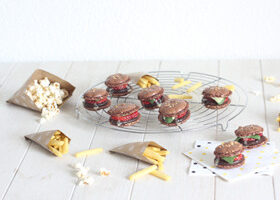 Recette remixée : les macarons burgers