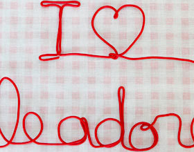 DIY : Les mots en fil de fer