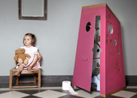 Ma Cacabane, une cabane en carton pour aider les petits à être propres