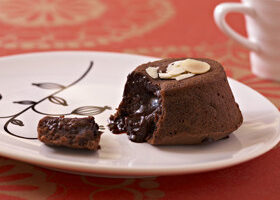 Moelleux chocolat, coeur coulant café