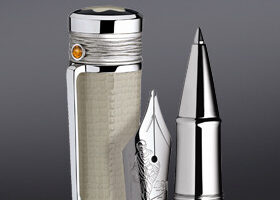 Montblanc, le luxe noir sur blanc