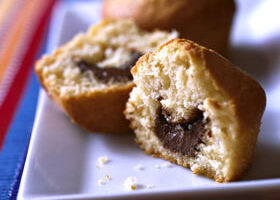 Muffins fourrés au Nutella