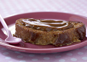 Pain perdu à la confiture de lait