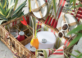 Pique-nique punchy ou sobre : le match des accessoires