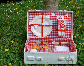 DIY : ma valise pique-nique vintage