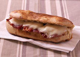 Panini jambon cru mozzarella