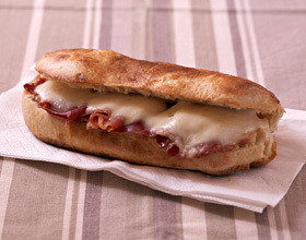 Panini jambon cru mozzarella