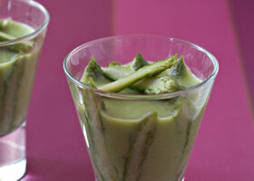 Panna cotta aux asperges