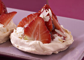 Pavlovas aux fraises