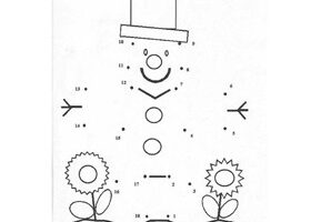 Points à relier : l&rsquo;épouvantail