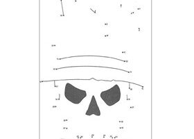 Points à relier : le visage