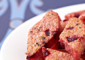 Polenta à la betterave