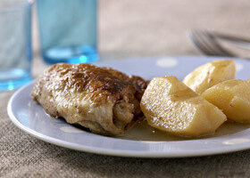 Poulet au cidre