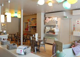 Nouveau concept : le Poussette café