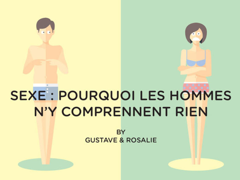Quand l’infographie « Pourquoi les hommes n’y comprennent rien sur le sexe » prend les hommes pour des nigauds !