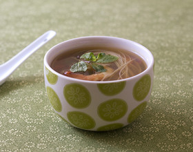 Bouillon de crevettes thaï