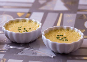 Crèmes brûlées au foie gras