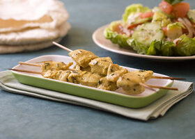 Brochettes de poulet mariné Chich Taouk