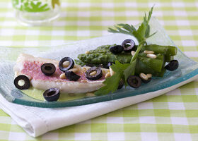 Filets de rouget aux asperges