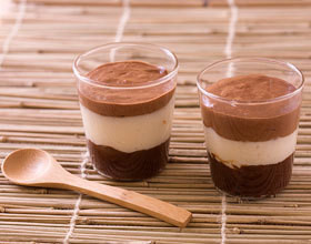 Mousse aux trois chocolats