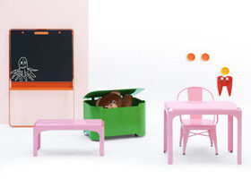 Déco colorée pour enfants enjoués : merci Tolix !