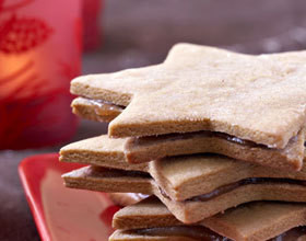Sablés de Noël à la cannelle et à la crème de marrons