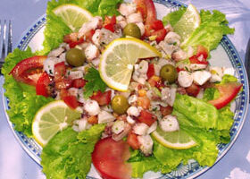 Salade de poulpe
