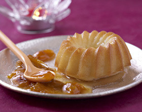 Savarin à la compotée de prunes