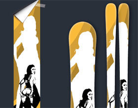 J&rsquo;adore… Les skis personnalisables