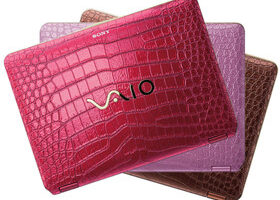 Des Sony Vaio en peau de croco