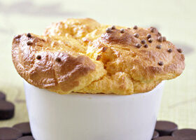Soufflé au Boursin et tomate