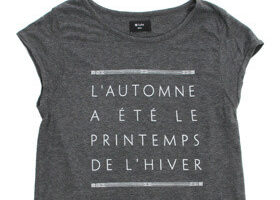 J&rsquo;ai craqué pour ce t-shirt 4 saisons !