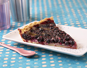 Tarte aux groseilles noires