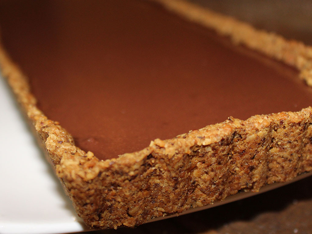 Tarte au chocolat sans gluten